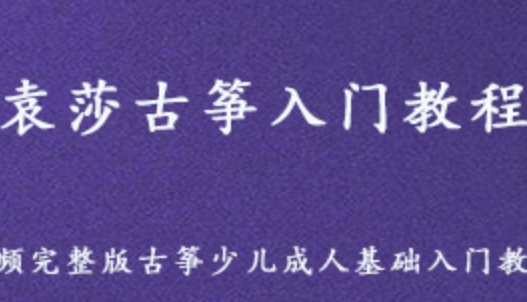 詳細閱讀:袁莎古箏入門教程視頻 古箏少兒成人基礎入門教材 百度網(wǎng)盤資源下載 袁莎古箏入門教程視頻 古箏少兒成人基礎入門教材 百度網(wǎng)盤資源下載